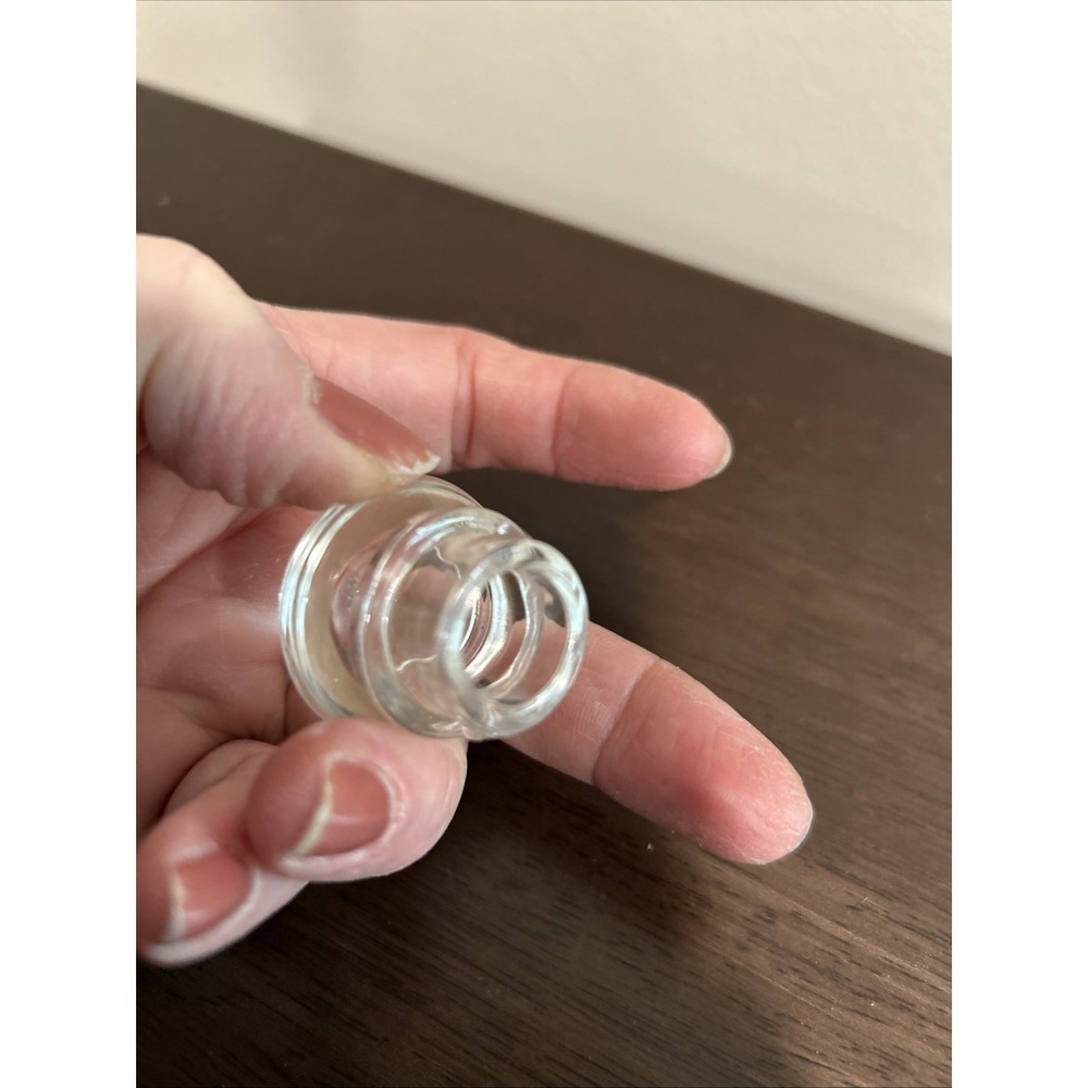 Vintage 70's Clear Glass Percolator Top Replacement - Picture 4 of 6